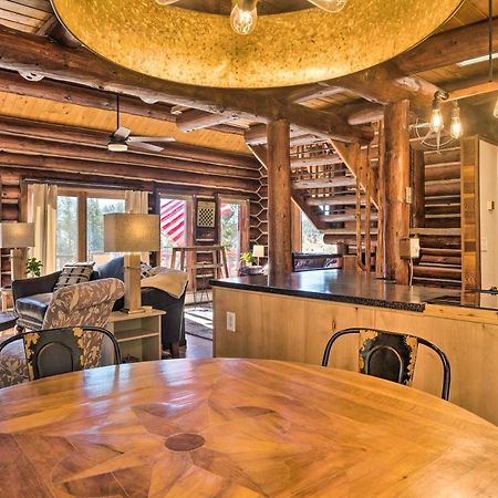 Classic Colorado Log Home With Mountain Views! 플로리선트 외부 사진
