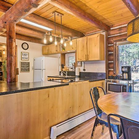 Classic Colorado Log Home With Mountain Views! 플로리선트 외부 사진