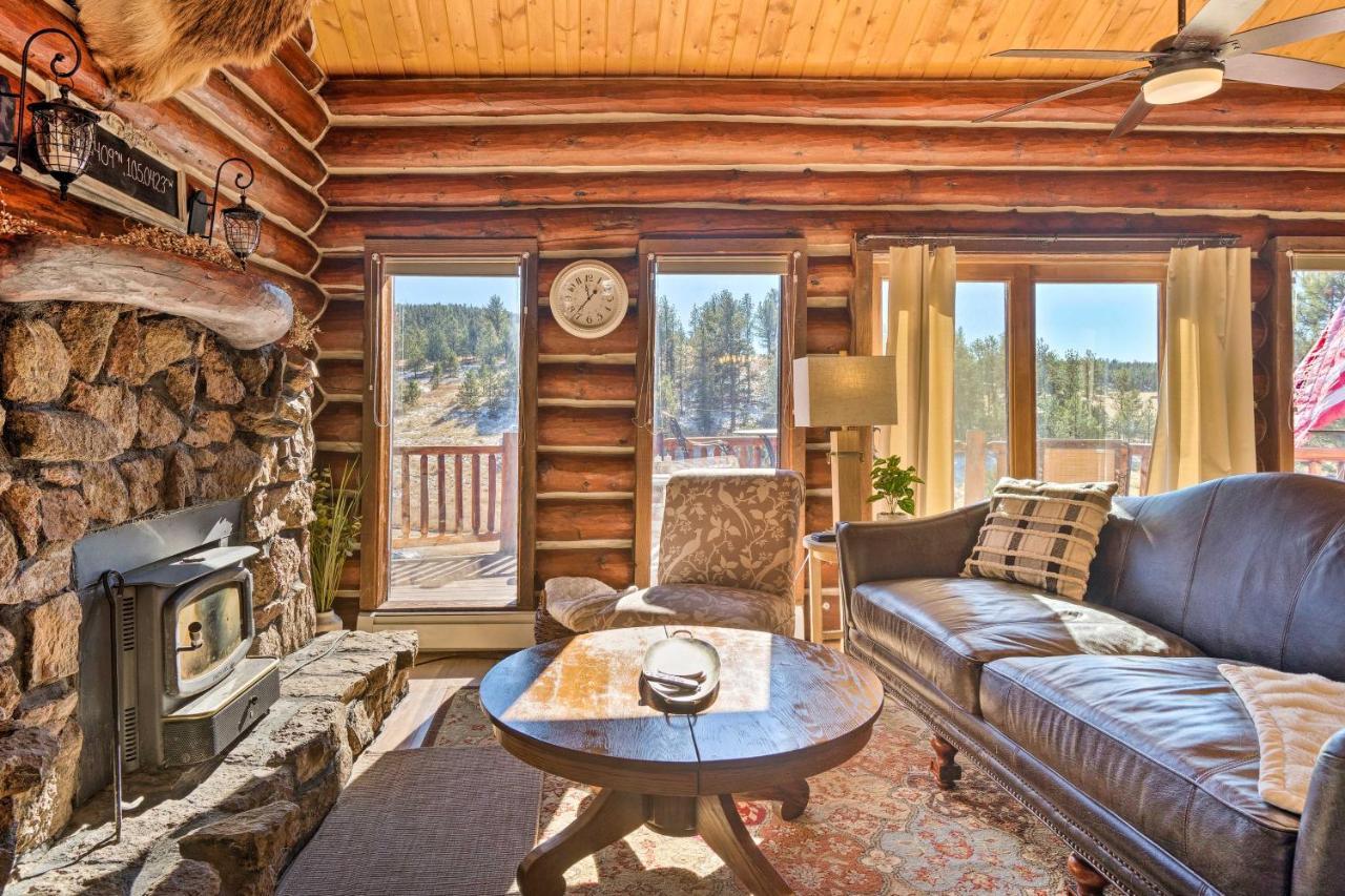 Classic Colorado Log Home With Mountain Views! 플로리선트 외부 사진