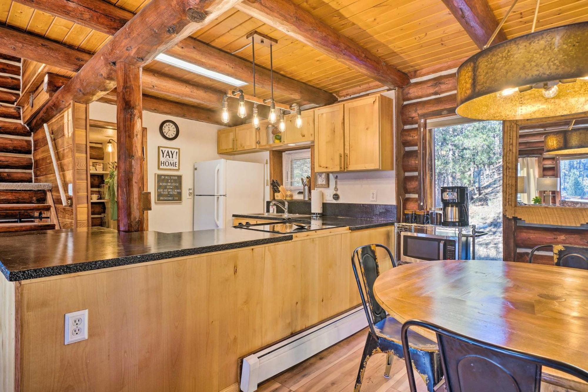 Classic Colorado Log Home With Mountain Views! 플로리선트 외부 사진
