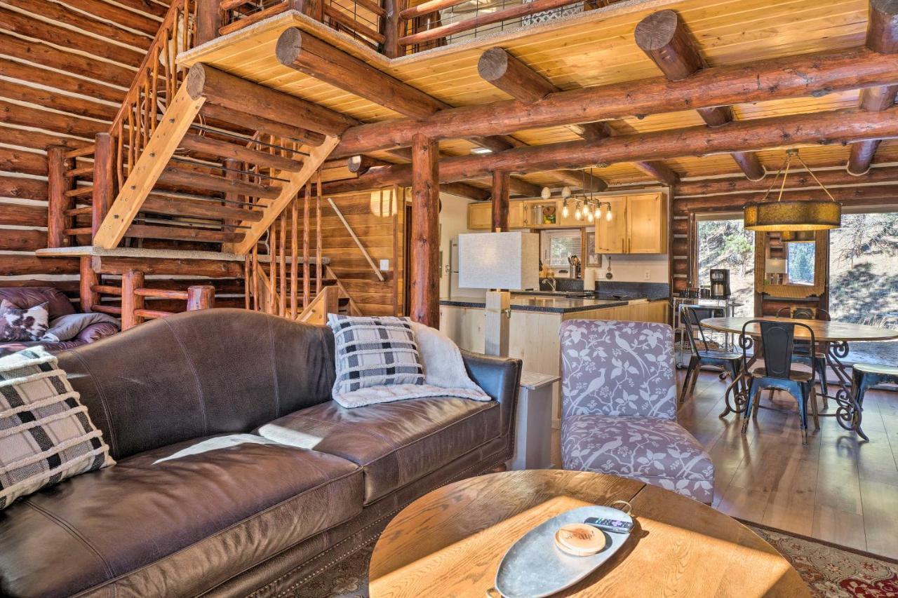 Classic Colorado Log Home With Mountain Views! 플로리선트 외부 사진