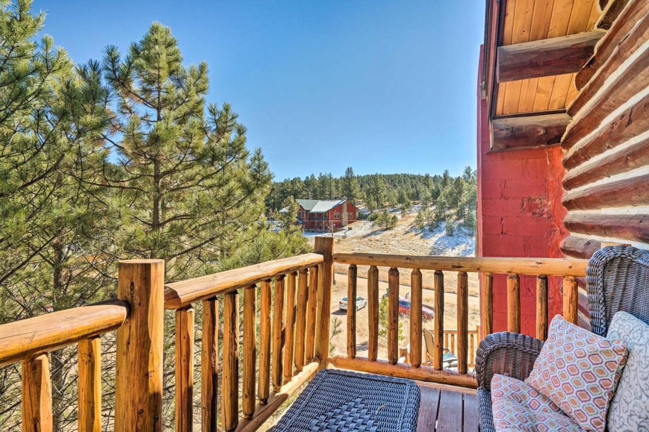 Classic Colorado Log Home With Mountain Views! 플로리선트 외부 사진